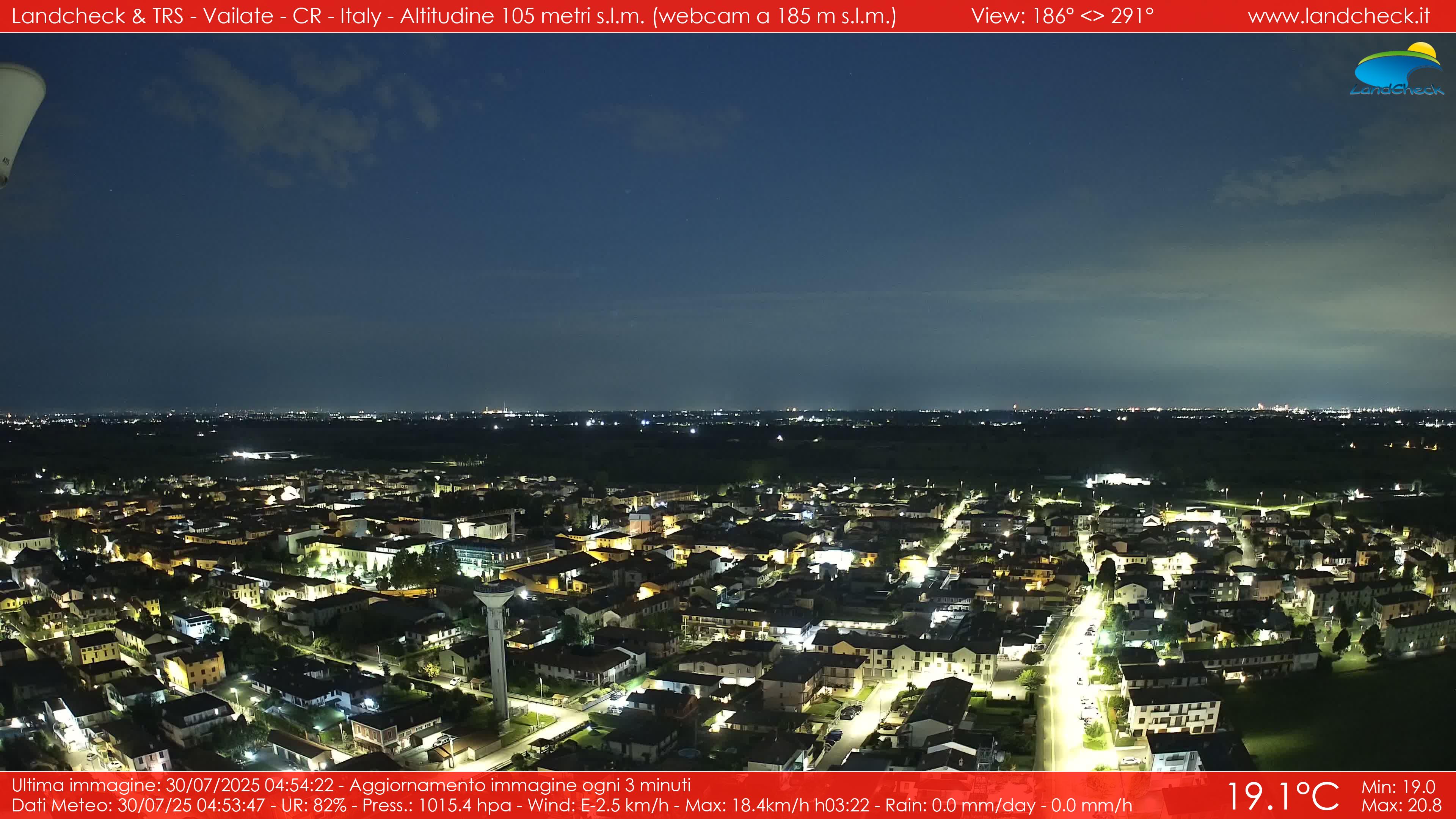 immagine della webcam nei dintorni di Ornago: webcam Vailate