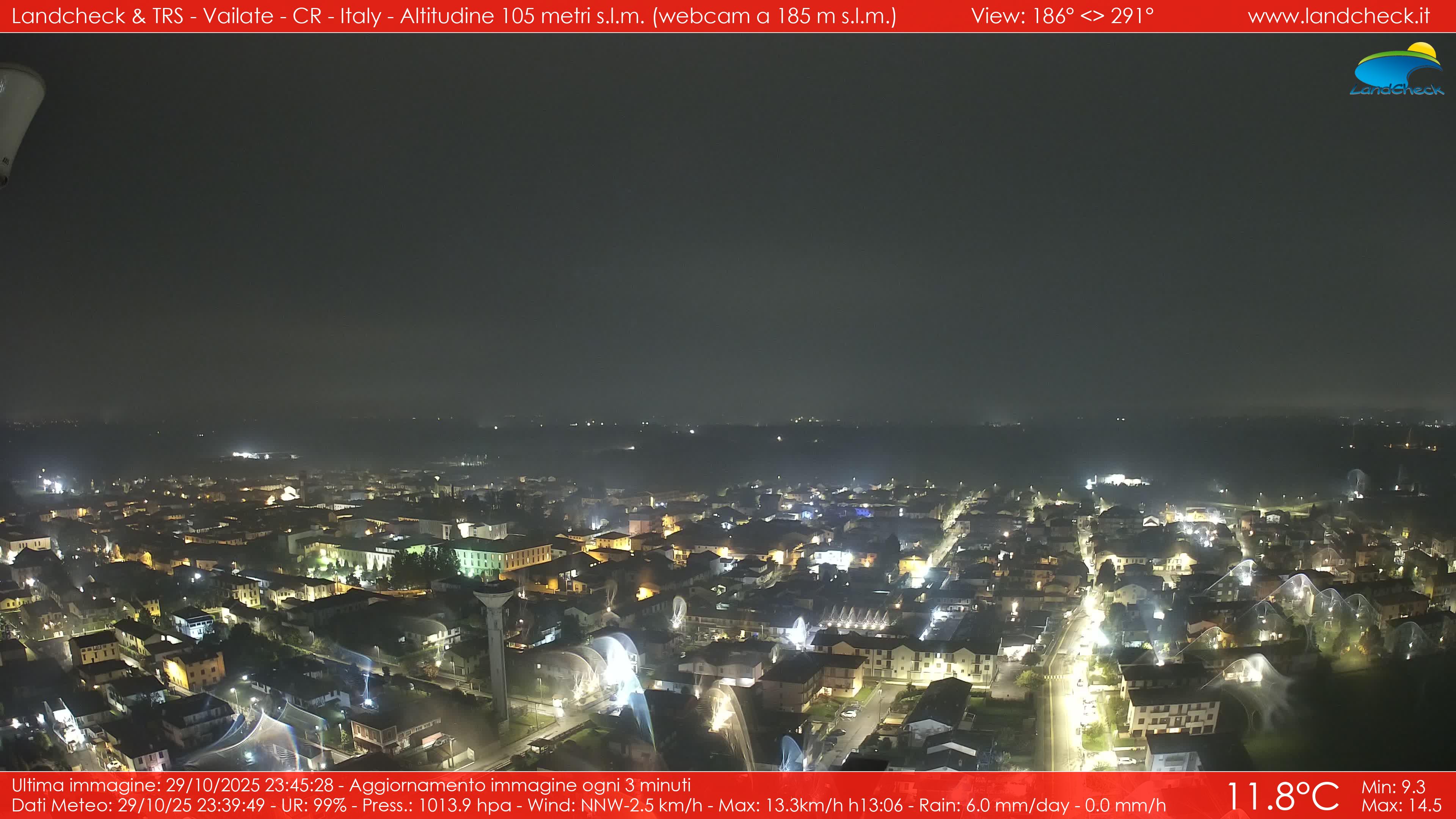 immagine della webcam nei dintorni di Osio Sotto: webcam Vailate