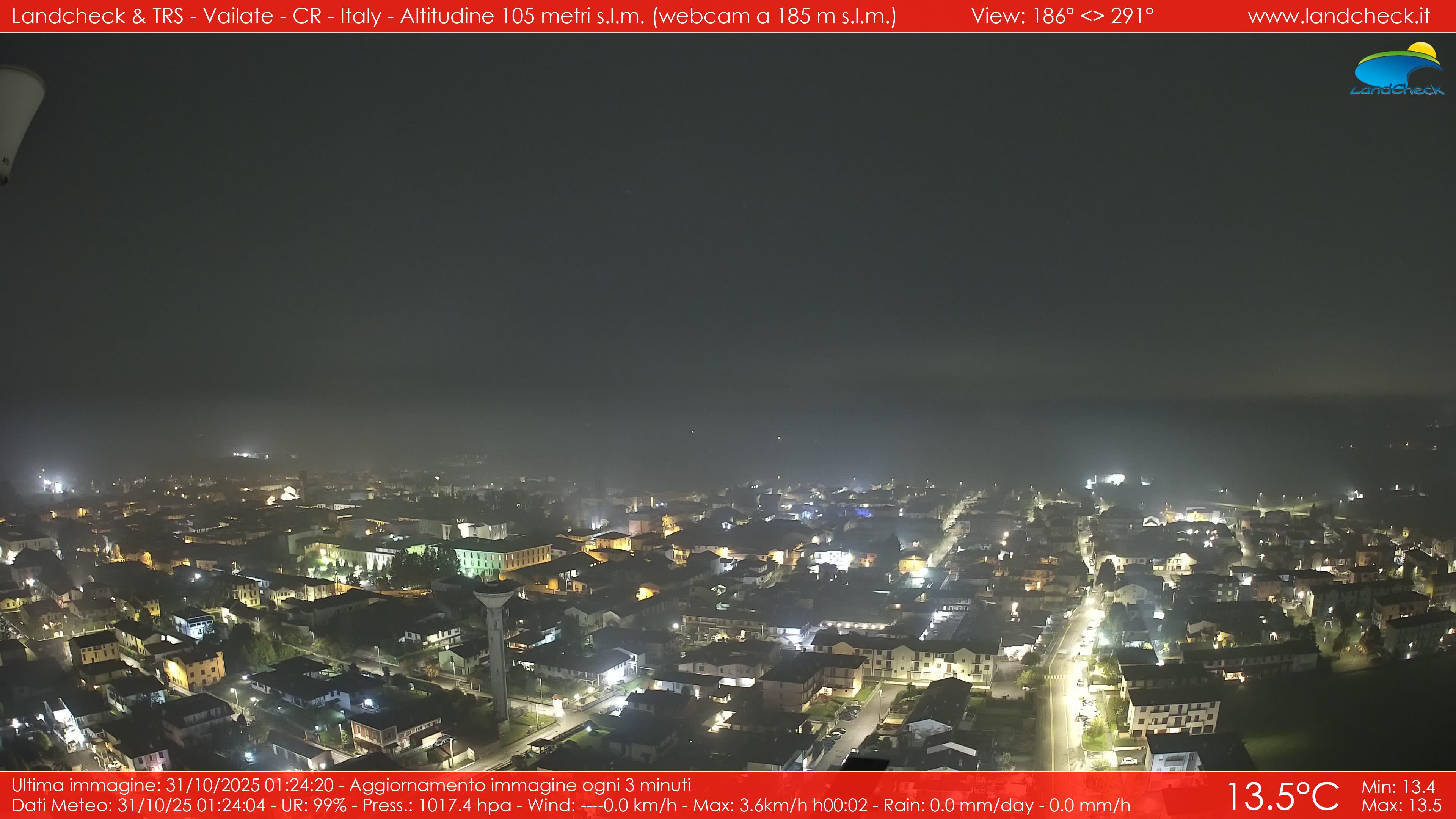 immagine della webcam nei dintorni di Osio Sotto: webcam Vailate