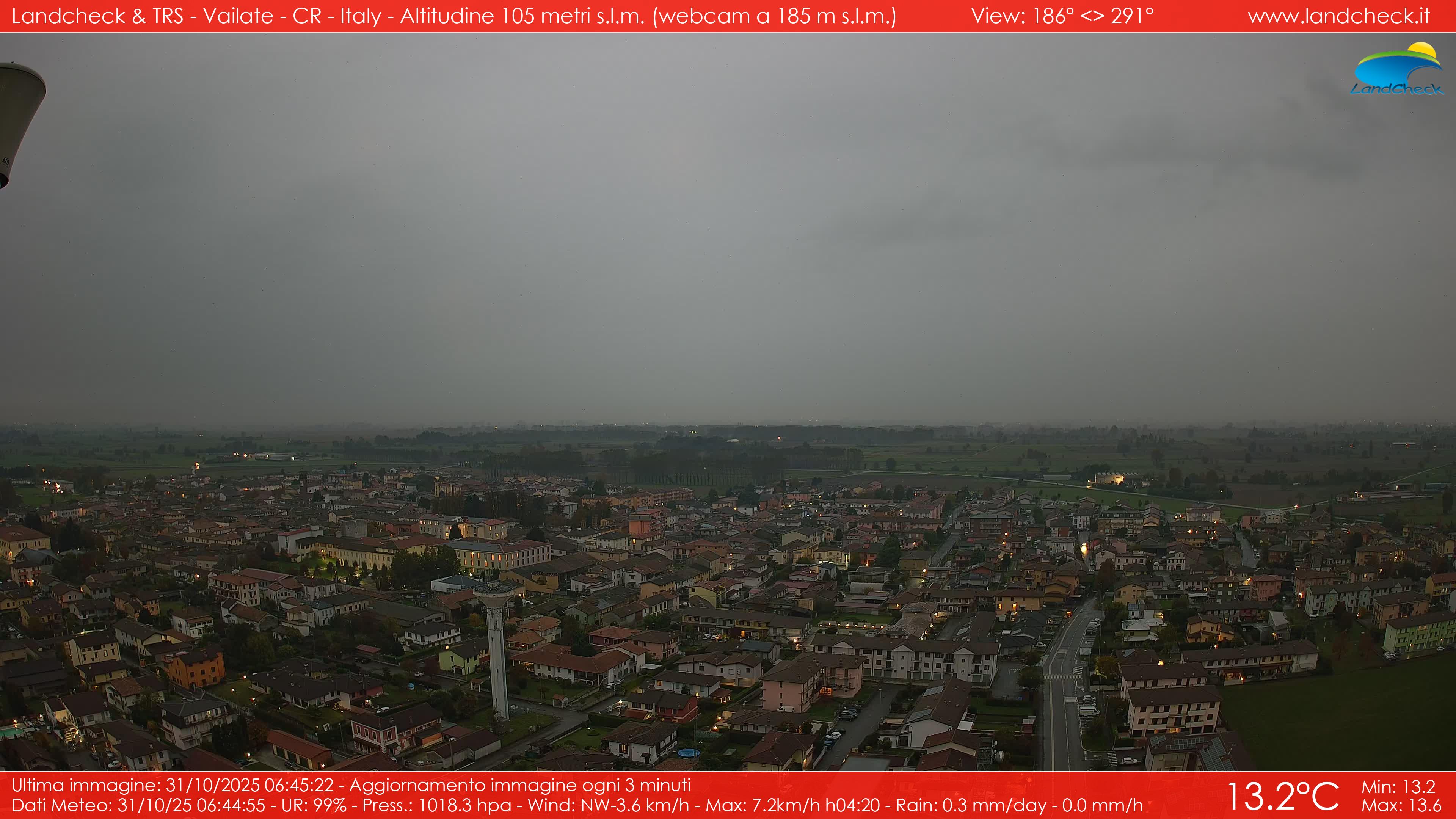 immagine della webcam nei dintorni di Osio Sotto: webcam Vailate