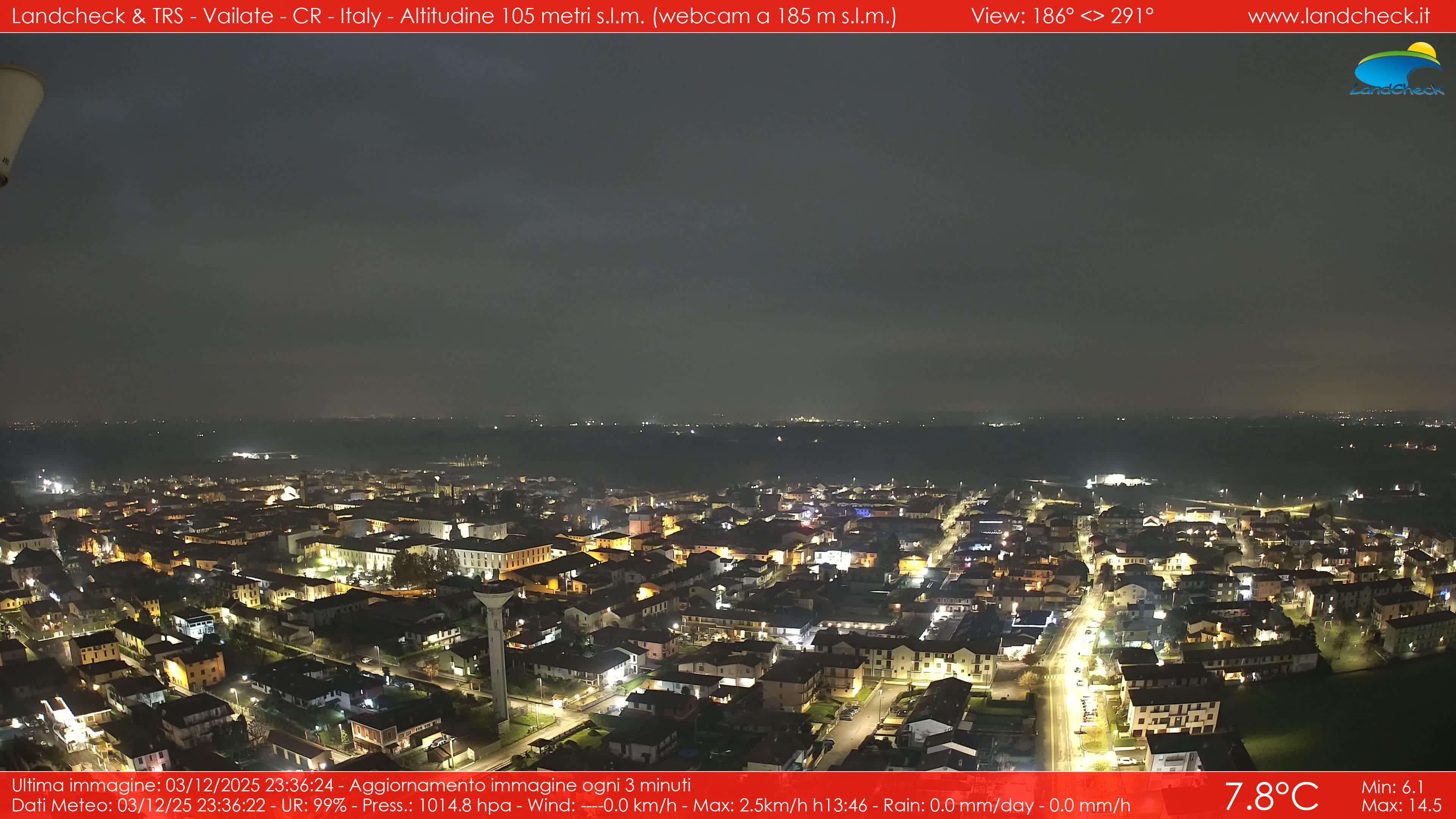 immagine della webcam nei dintorni di Ornago: webcam Vailate