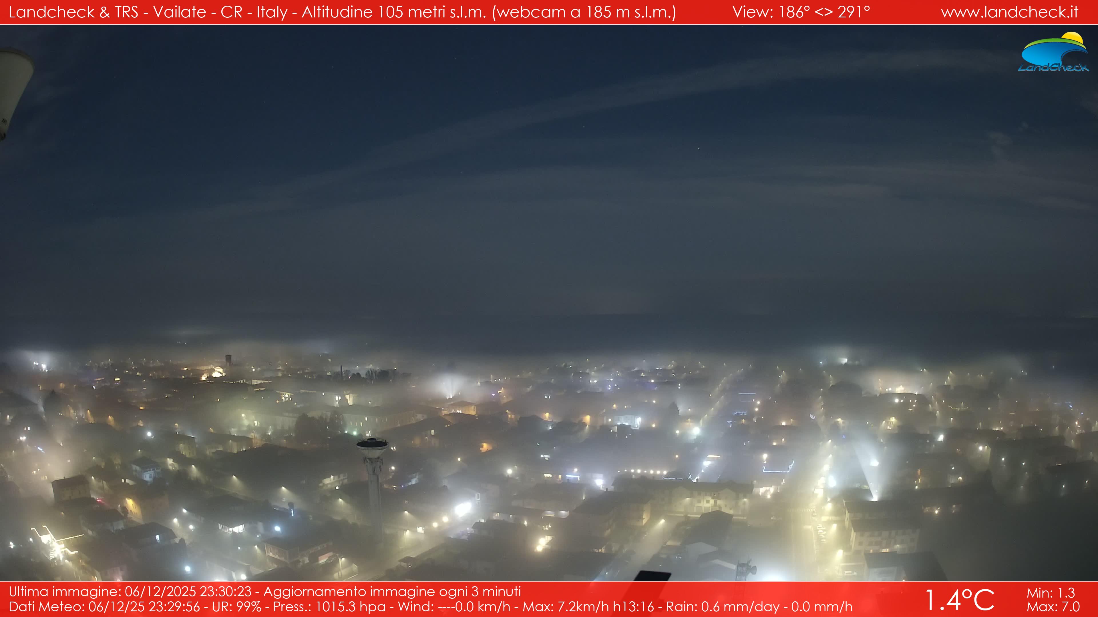 immagine della webcam nei dintorni di Madignano: webcam Vailate